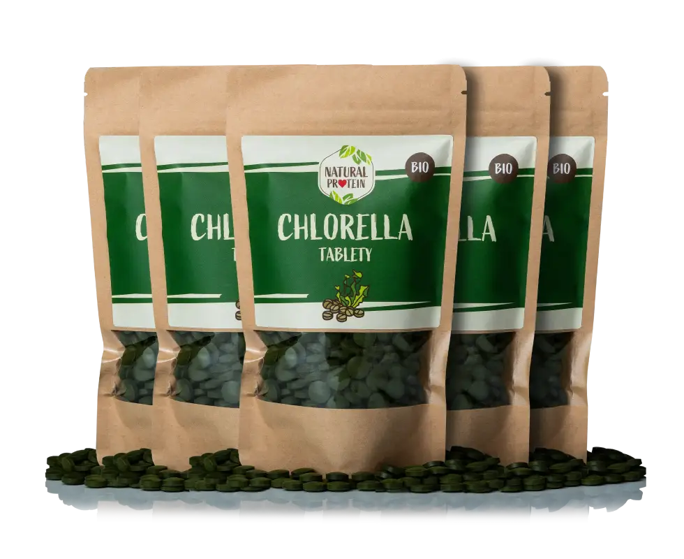 CHLORELLA TABLETY (500 ks) 5 kusů