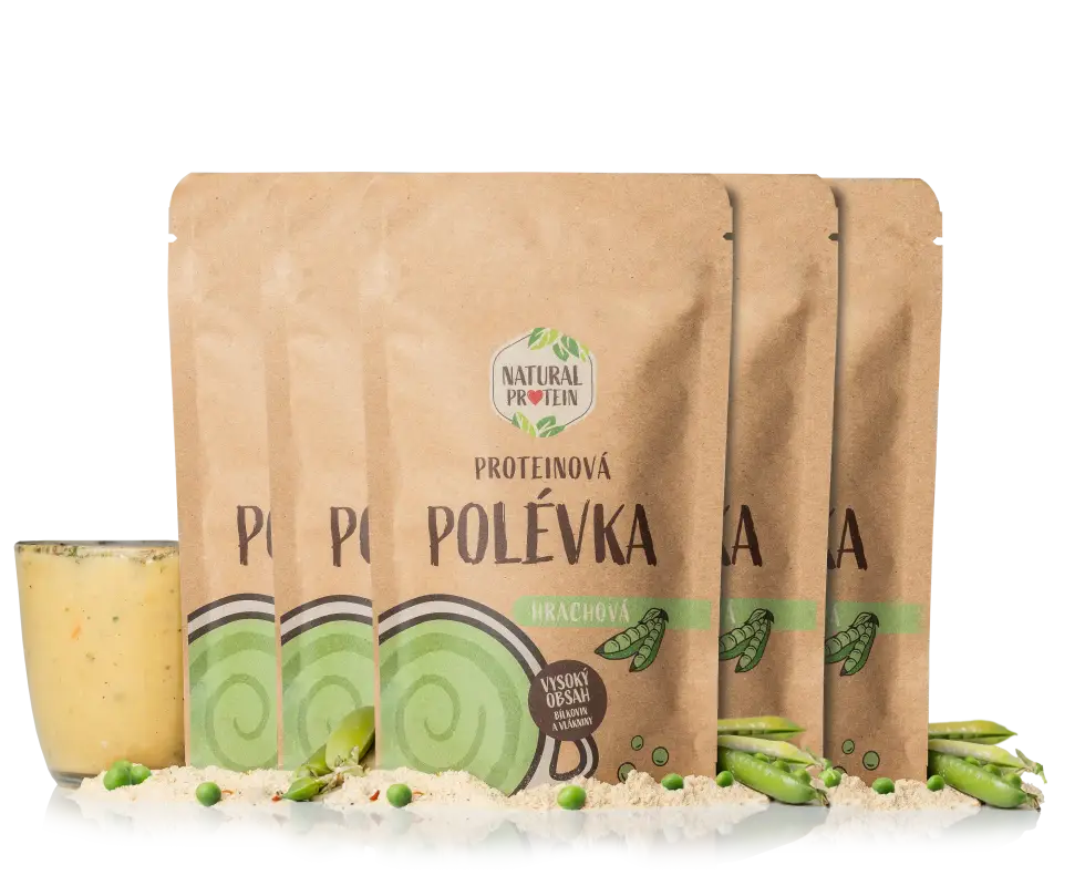 Proteinová polévka - hrachová 5 kusů