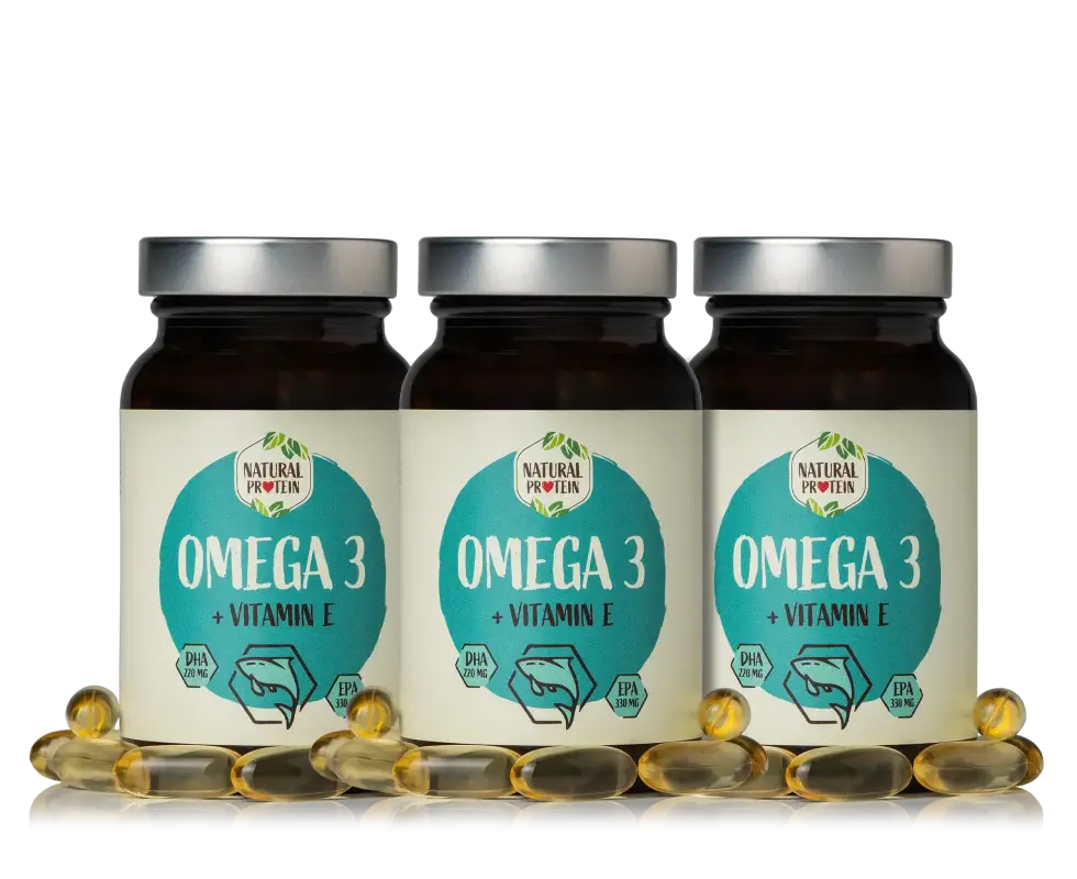 Omega 3 + Vitamin E 3 kusy