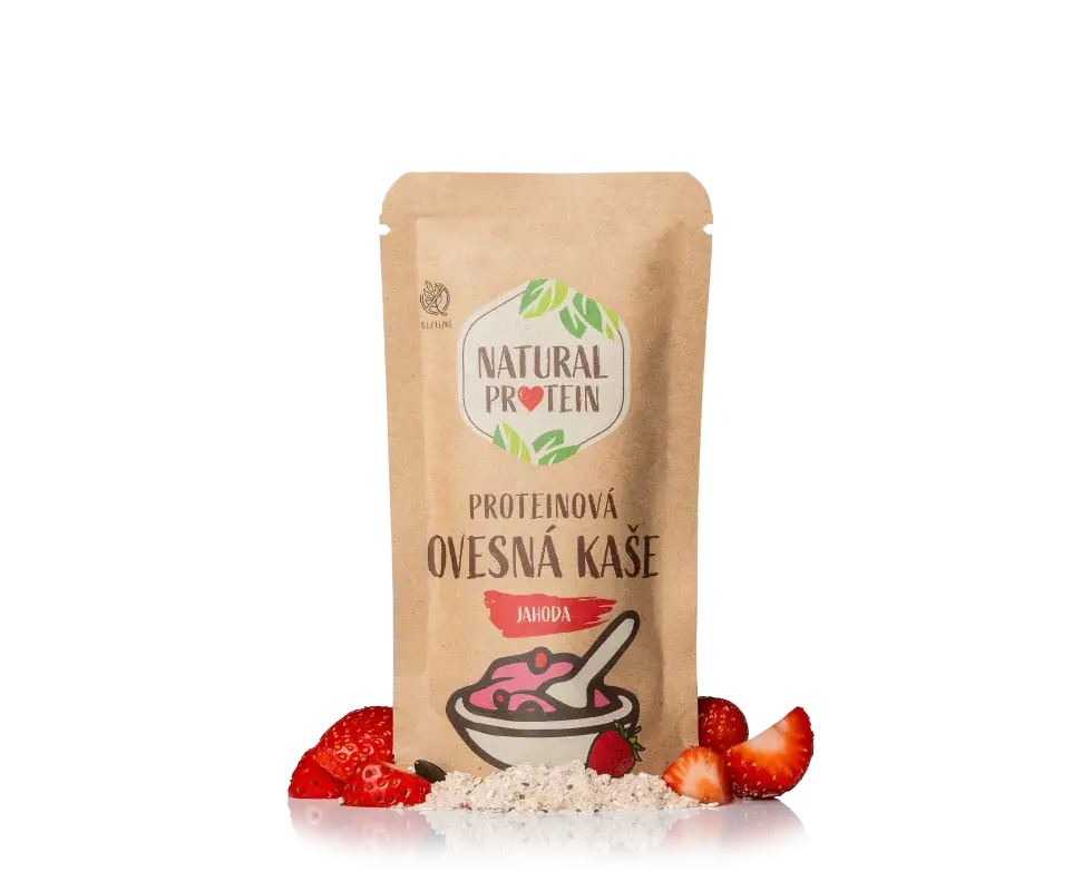 Proteinová ovesná kaše - Jahoda (60 g)