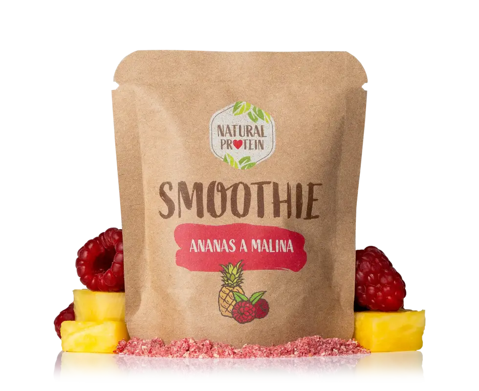 Smoothie - Ananas + Malina 1 kus