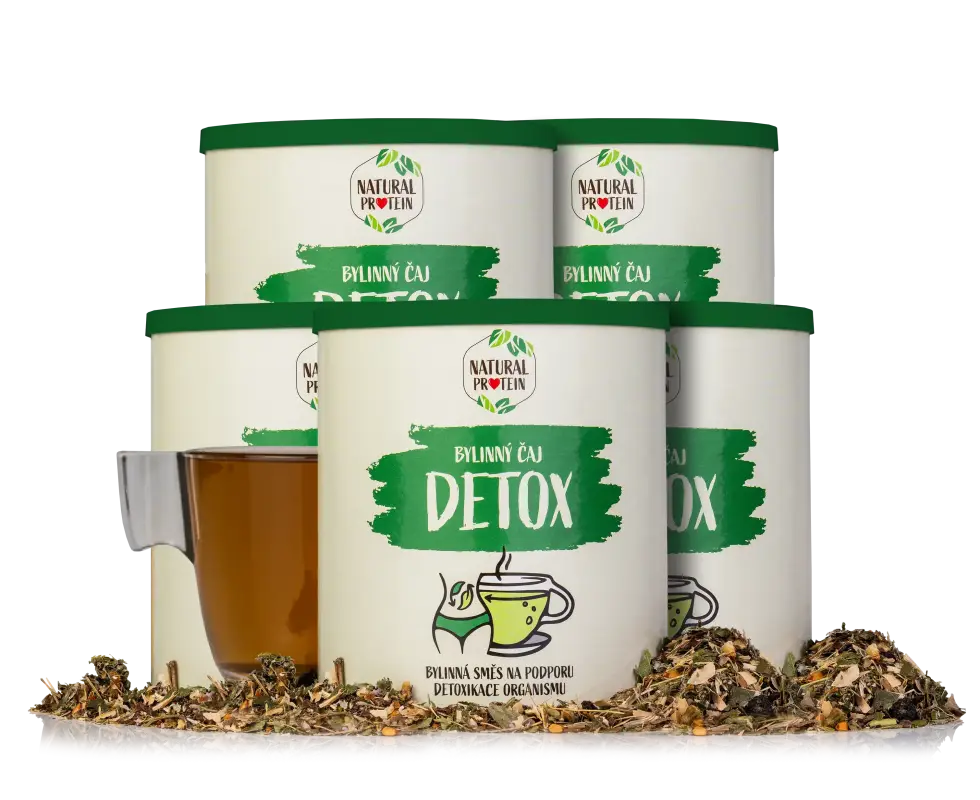 Bylinný sypaný čaj - detox 5 kusov