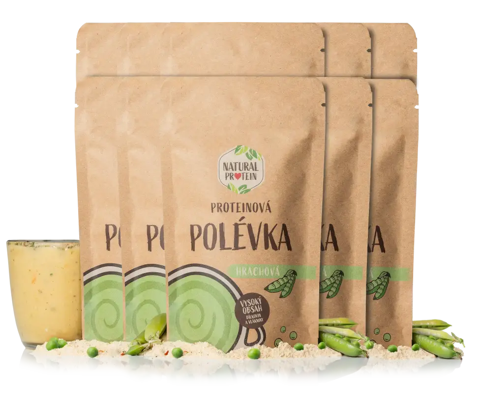 Proteinová polévka - hrachová 10 kusů