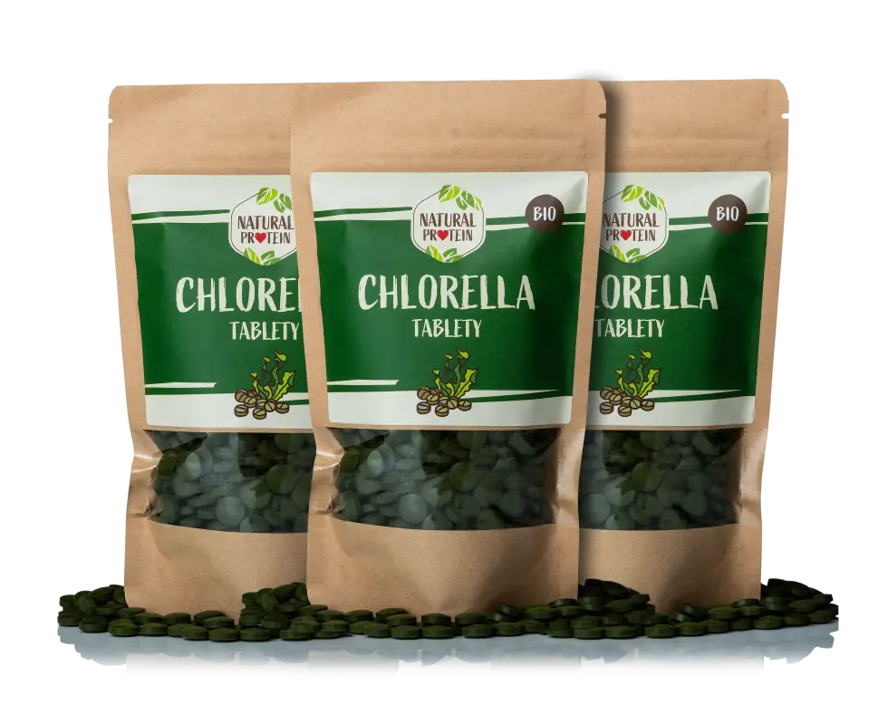 CHLORELLA TABLETY (500 ks) 3 kusy