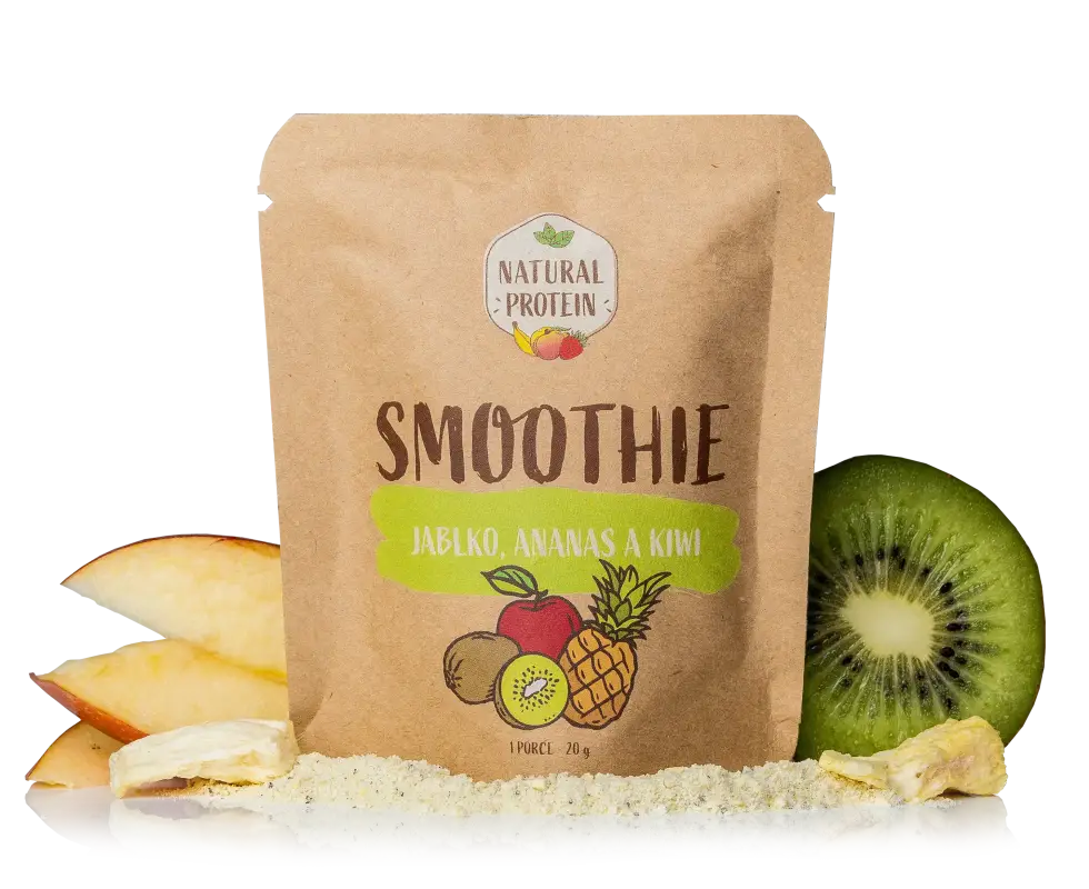 Smoothie - Ananas, kiwi, jablko 1 kus