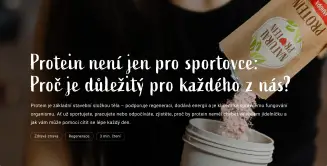 Proč je protein důležitý pro každého z nás?