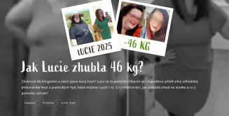 Inspirační příběh Lucie, která zhubla 46 kg a našla nový životní styl