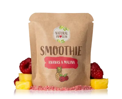 Smoothie - Ananas + Malina 1 kus