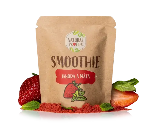 Smoothie - Jahoda a máta 1 kus