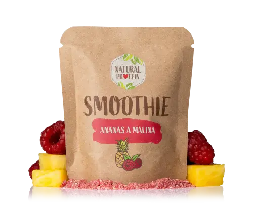 Smoothie - Ananas + Malina 1 kus