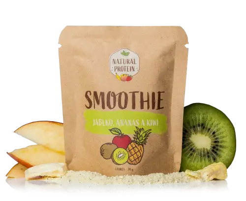 Smoothie - Ananas, kiwi, jablko 1 kus