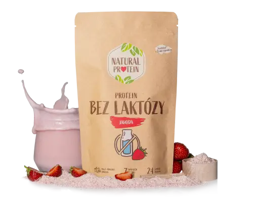 Bezlaktózový protein - Jahoda 1 kus